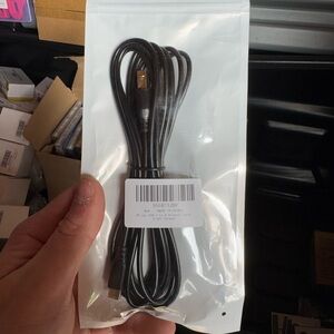 Black USB-C to B Printer Cable 9.8FT